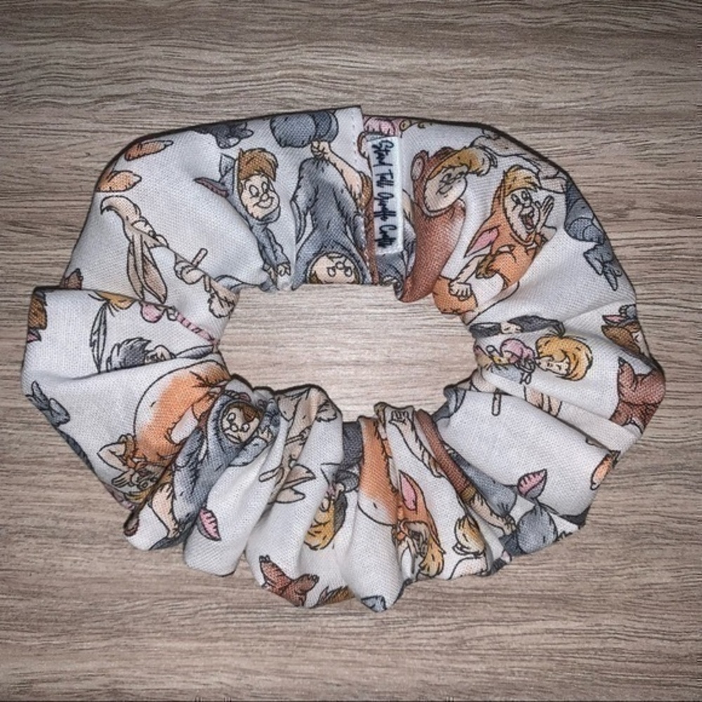 $7ea or 3/$15 Disney PeterPan Lost Boys hair Scrunchie new